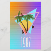 1987 Paradise-Logo Briefpapier (Vorderseite)