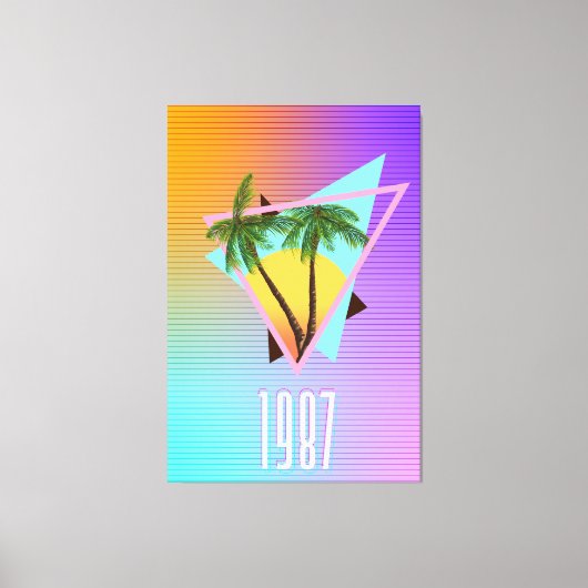 1987 Paradise-Logo Leinwanddruck (Vorderseite)