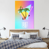 1987 Paradise-Logo Leinwanddruck (Insitu (Schlafzimmer))