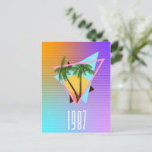 1987 Paradise-Logo Postkarte (Stehend Vorderseite)