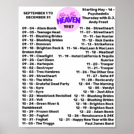 1987 - ROCK'N'ROLL HEAVEN (TEIL 3) POSTER