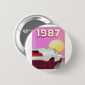 1987 Sportwagenposter Button (Vorne & Hinten)