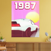 1987 Sportwagenposter Leinwanddruck (Insitu (Wohnzimmer))