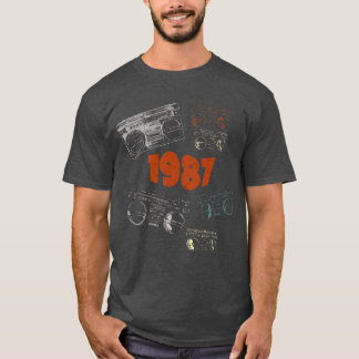 1987 über Retromusik T-Shirt