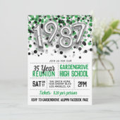 1987 Uni-Wiedersehen Einladung (Stehend Vorderseite)