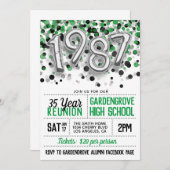 1987 Uni-Wiedersehen Einladung (Vorne/Hinten)