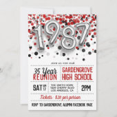 1987 Uni-Wiedersehen Einladung (Vorderseite)