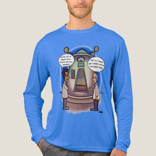 1987: Zurück in der Zeit - ein langer Sieg der Män Tri-Blend Shirt (Vorderseite)