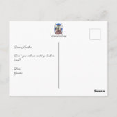 1987: Zurück in der Zeit Postkarte (Rückseite)