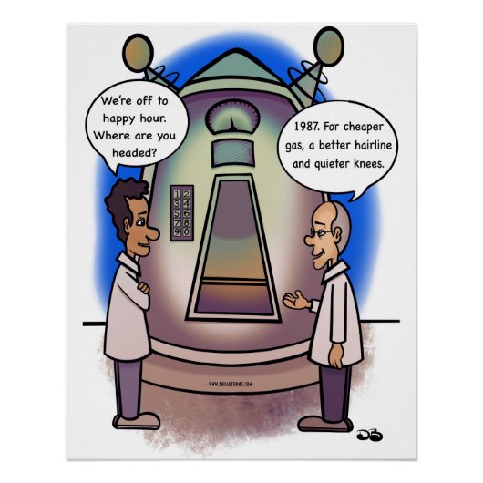 1987: Zurück in glänzendes Poster (Vorderseite)