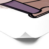 1987: Zurück in glänzendes Poster (Ecke)