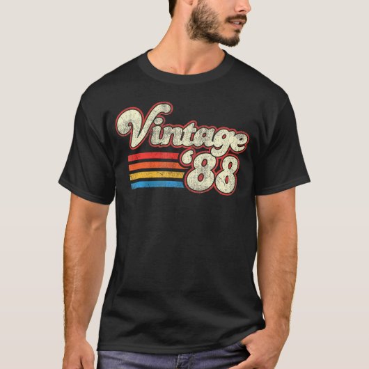 1988 34 Geburtstag T-Shirt (Vorderseite)