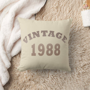 1988 geborenes elegantes modernes vintage Geburtst Kissen