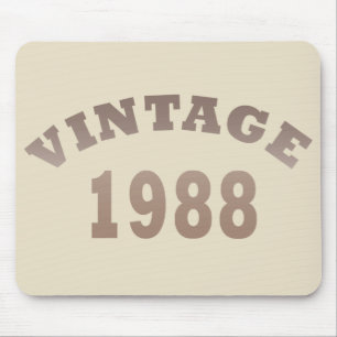 1988 geborenes elegantes modernes vintage Geburtst Mousepad