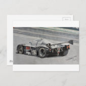 1988 Sauber C9 Mercedes Postkarte (Vorne/Hinten)