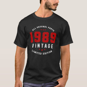 1989 Alle Originalteile, limitierte Auflage, Vinta T-Shirt
