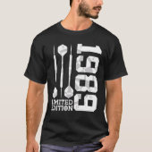 1989 DARTS 33rd BIRTHDAY T-Shirt (Vorderseite)