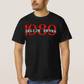 1989 Delije Sever Crveno Beli T-Shirt (Vorderseite)