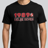 1989 Delije Sever Rot Weiß T-Shirt