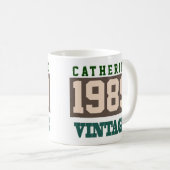 1989 Geburtsjahr - Geburtstagsfeier Kaffeetasse (VorderseiteRechts)