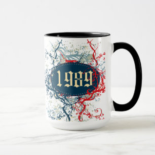 1989 Geburtstag oder Seit 1989 oder Made 1989 Tasse