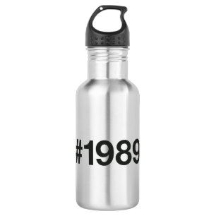 1989 Hashtag 36 Geburtstag Jahrestag Edelstahlflasche