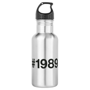 1989 Hashtag 37. Geburtstag 37 Jahre Edelstahlflasche