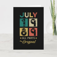 1989 Juli Geburtstag Retro