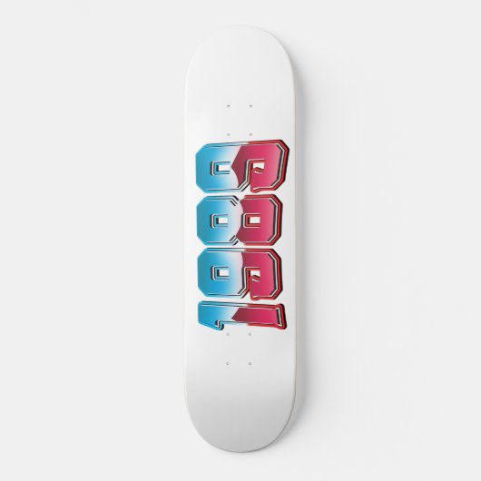 1989 POSTER SKATEBOARD (Vorderseite)