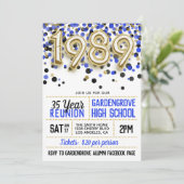 1989 Uni-Wiedersehen Einladung (Stehend Vorderseite)