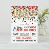 1989 Uni-Wiedersehen Einladung (Stehend Vorderseite)