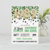 1989 Uni-Wiedersehen Einladung (Stehend Vorderseite)