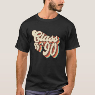 1990 Class Wiedersehen Retro Class 90 High School  T-Shirt