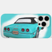 1990 Corvette Plakat Case-Mate iPhone Hülle (Rückseite (Horizontal))