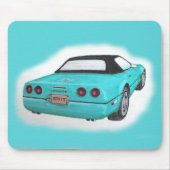1990 Corvette Poster Mousepad (Vorne)