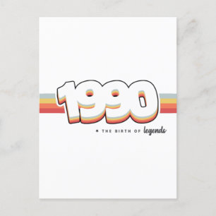 1990 Die Geburt von Legenden Postkarte