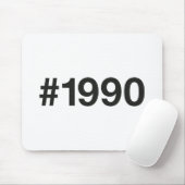 1990 Hashtag 35 Geburtstag Jahrestag Mousepad (Mit Mouse)