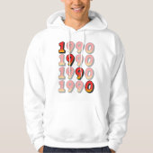 1990 Retro-Design Hoodie (Vorderseite)