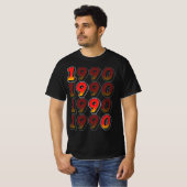 1990 Retro-Design T-Shirt (Vorne ganz)
