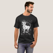 1990 Zodiac Birthday Geschenk Horoskop Aries T-Shirt (Vorne ganz)