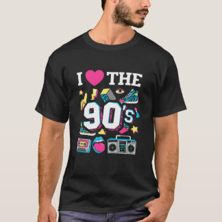 1990er 90er Ich liebe die Neunziger T-Shirt