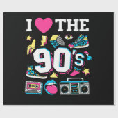 1990er Jahre hörte ich die 90er Jahre Geschenkpapier (Flach)