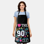 1990er Jahre hörte ich die 90er Jahre Schürze (Getragen)
