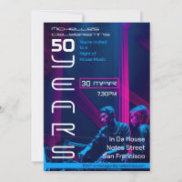 1990er-Jahre House Music 50th Birthday Party