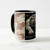 1991 DEVIL DOG COMBAT ACTION DESERT STORM TASSE (Vorderseite Links)