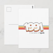 1991 Die Geburt von Legenden Postkarte (Vorne/Hinten)