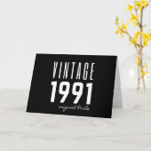 1991 geboren karte (Gelbe Blume)