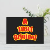 1991 Original Red Blk Karte (Stehend Vorderseite)