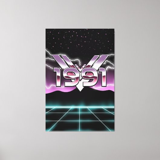 1991 Tech noir Leinwanddruck (Vorderseite)