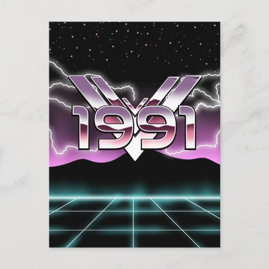 1991 Tech noir Postkarte (Vorderseite)